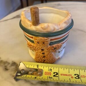 Festive Gingerbread Man Candle Holder